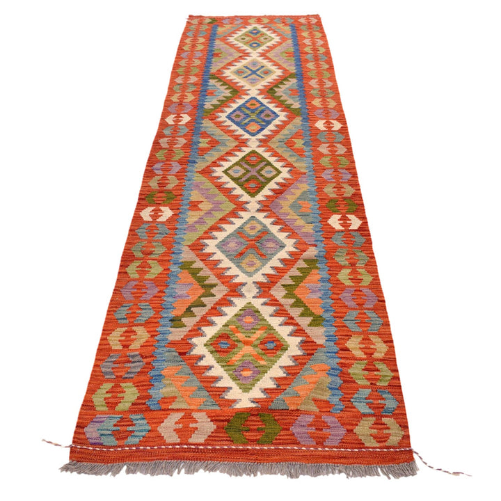 Long Kilim Runner 2' 10" x 9' 7" - No. AL33835