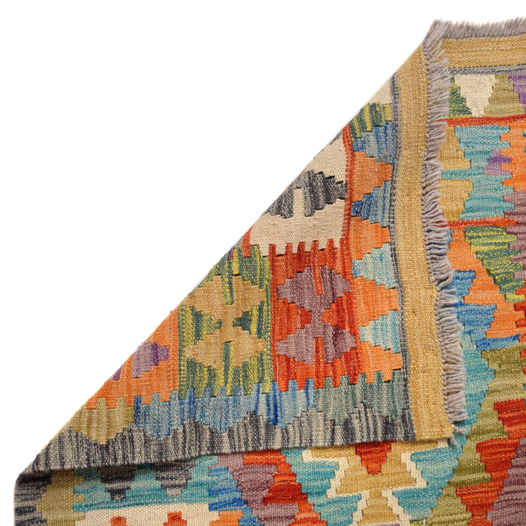 Long Chobi Kilim Runner 2' 10" x 9' 7" - No. AL72125