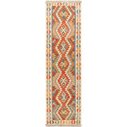 Hand Made Afghan Kilim Runner 2' 7" x 9' 11" - No. AL51988