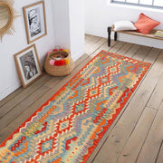 Hand Made Afghan Kilim Runner 2' 9" x 9' 7" - No. AL59652