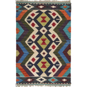 Handmade Vegetable Kilim 1' 11 x 2' 11" - No. AL98696
