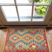 Handmade Vegetable Kelim 2' 0 x 2' 11" - No. AL64156