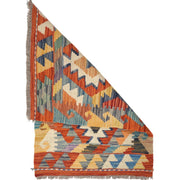 Hand Knotted Afghan Style Kilim 2' 0 x 2' 10" - No. AL67736
