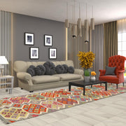 Handmade Afghan Vegetable Kilim Runner 2' 8" x 9' 10" - No. AL93542