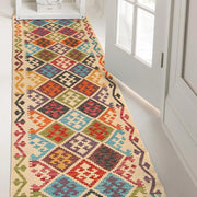 Hand Made Afghan Kilim Runner 2' 9" x 9' 5" - No. AL56465