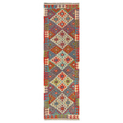 Handmade Afghan Vegetable Kilim Runner 2' 9" x 9' 4" - No. AL54640