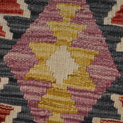 Colorful Flat-Weave Wool Kilim Runner 2' 0"x 6' 6" - No. AL48907