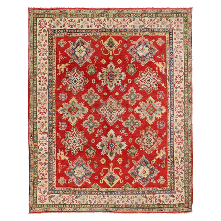 Red Kazak Rug 8' 2" x 9' 10" - No. AL34312