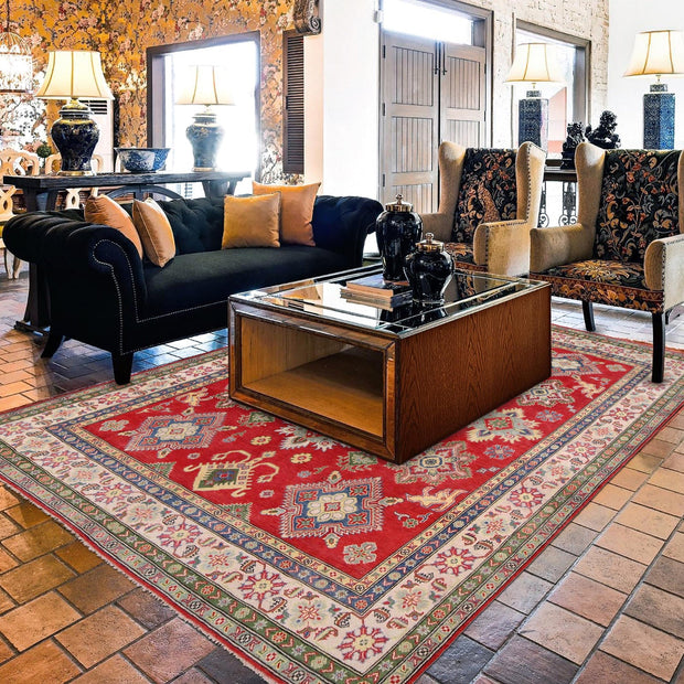 Red Kazak Rug 8' 2" x 9' 10" - No. AL34312