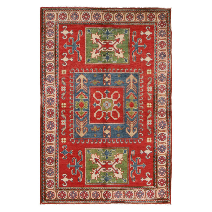 Oriental Kazak Rug 3' 10" x 5' 11" - No. AL19442