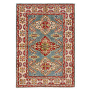 Handmade Kazak Area Rug 3' 11" x 5' 7" - No. AL31353