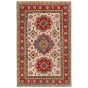 Handmade Kazak Area Rug 6' 5" x 10' 4" - No. AL18289