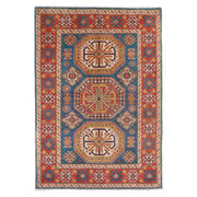 Blue Color Kazak Rug 4' 1" x 5' 10" - No. AL79681