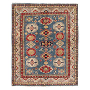 Hand Knotted Kazak Oriental Rug 5' 5" x 7' 2" - No. AL95167