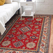 Hand knotted Kazak Carpet 4' 0" x 6' 0" - No. AL26746