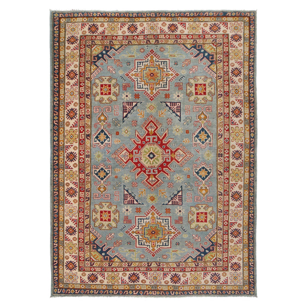 Handmade Kazak Area Rug 6' 8" x 9' 5" - No. AL28889