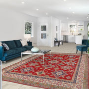 Hand Knotted Kazak Oriental Rug 8' 2" x 9' 11" - No. AL95163