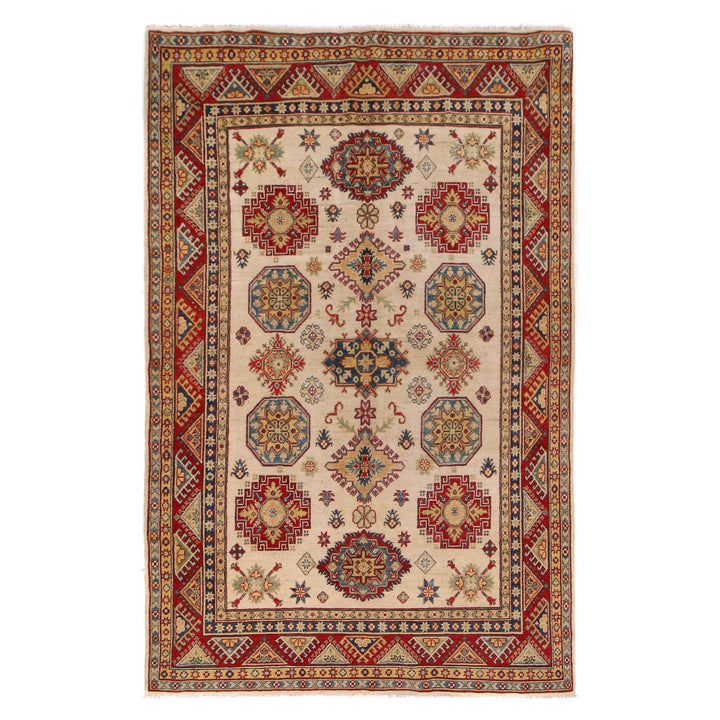 Handmade Kazak Area Rug 5' 4" x 8' 6" - No. AL59935
