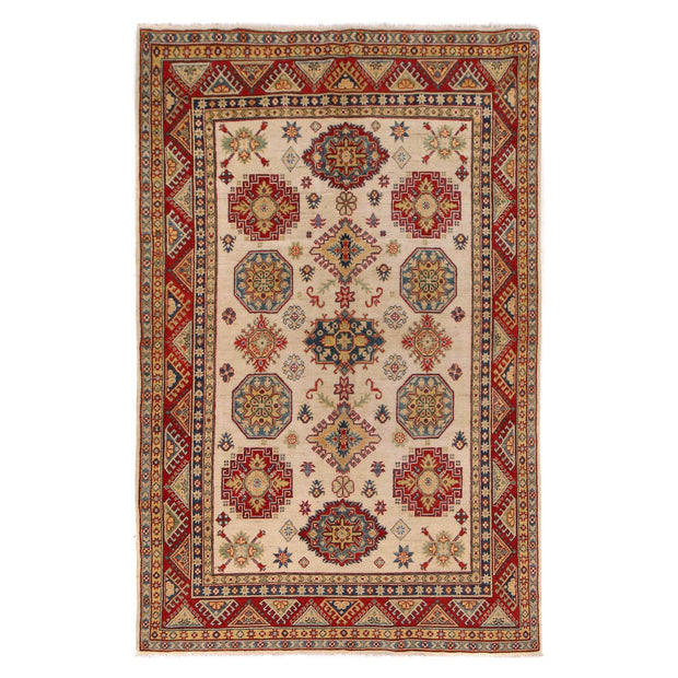 Handmade Kazak Area Rug 5' 4" x 8' 6" - No. AL59935