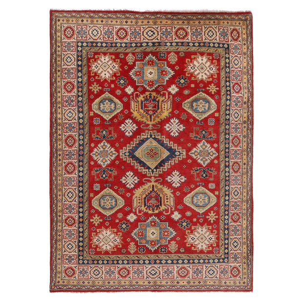 Hand knotted Kazak Carpet 5' 4" x 7' 8" - No. AL98966