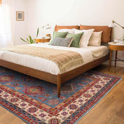 Hand Knotted Kazak Oriental Rug 5' 7" x 8' 5" - No. AL25923