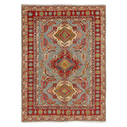 Hand knotted Kazak Carpet 3' 11" x 5' 5" - No. AL72665