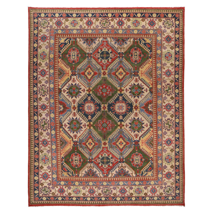 Handmade Kazak Area Rug 9' 0" x 11' 8" - No. AL91568
