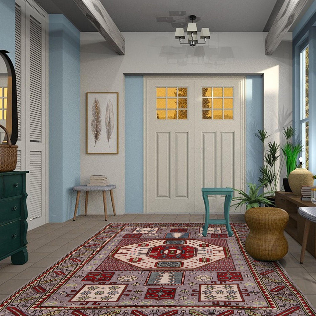 Oriental Mamluk Area Rug 4' 1" x 5' 11" - No. AL11474