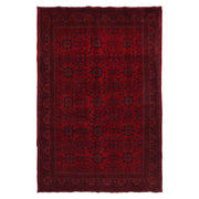 Handwoven Khal Mohammadi Afghan Carpet 6' 4" x 9' 9" - No. AL17936