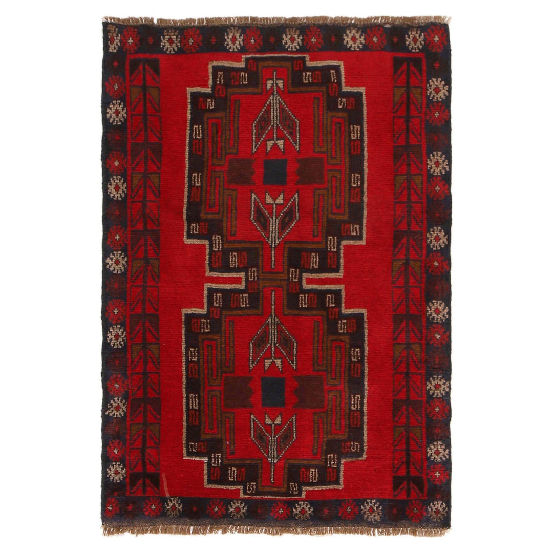 Baluch Small Size Rug 3' 0" x 4' 4" - No. AL19775