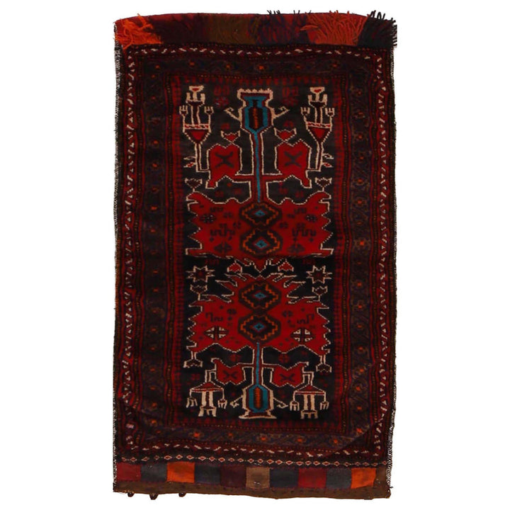 Afghan Balisht Rug 1' 10" x 3' 3" Hand-Knotted | No. AL43017