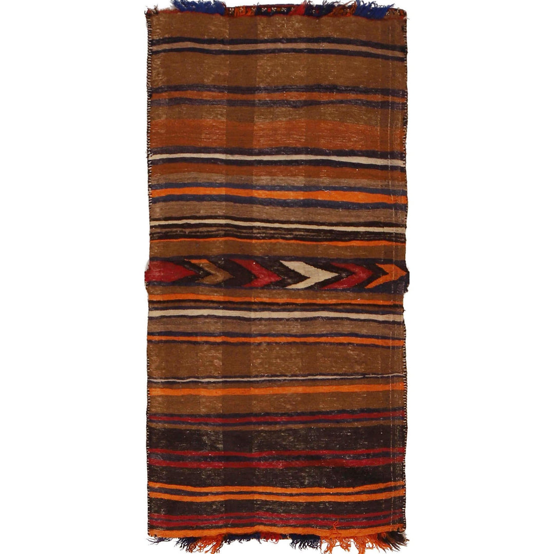 Hand Knotted Saddle Bag Area Rug 2' 1" x 4' 4" - No. AL39662