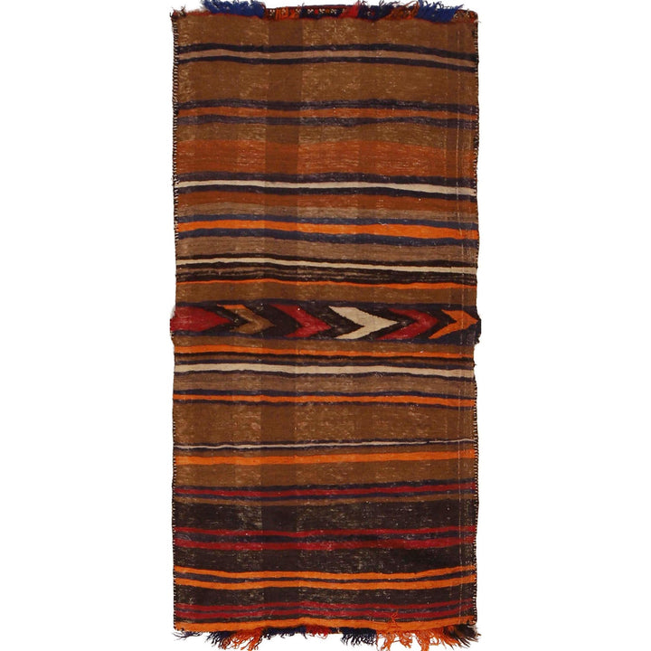 Hand Knotted Saddle Bag Area Rug 2' 1" x 4' 4" - No. AL39662