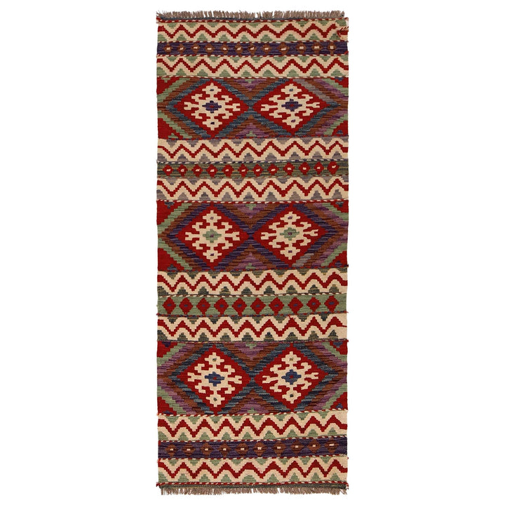 Short Chobi Kilim Runner 2' 3" x 6' 1" - No. AL90267