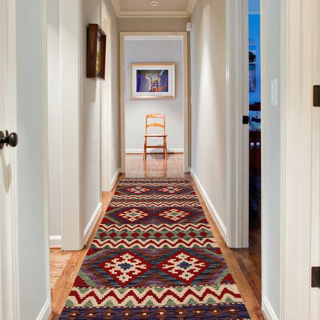 Short Chobi Kilim Runner 2' 3" x 6' 1" - No. AL80678