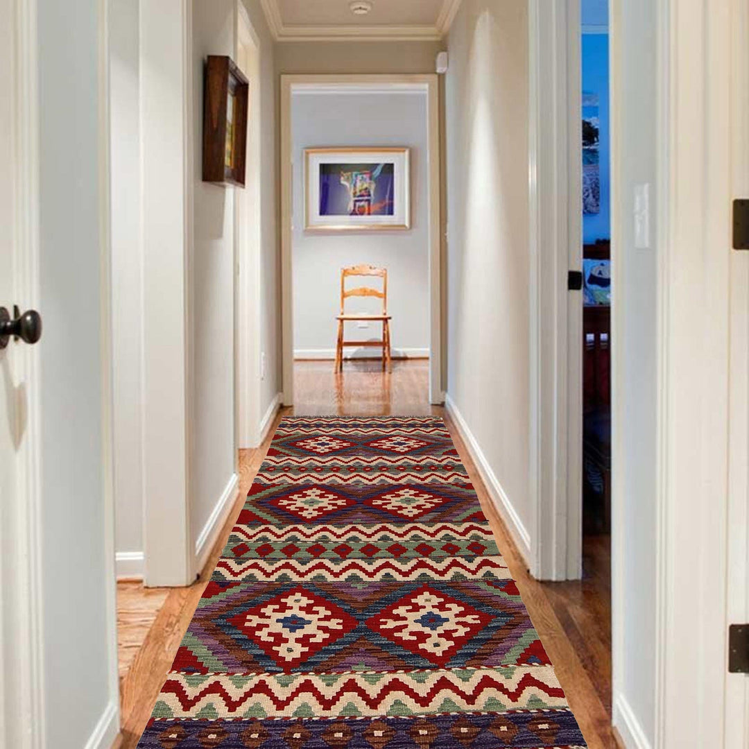 Short Chobi Kilim Runner 2' 3" x 6' 1" - No. AL90267