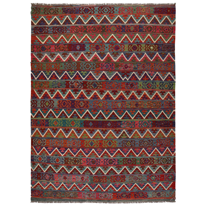 Hand Knotted Flatweave Kilim 8' 4" x 11' 7" - No. AL89035