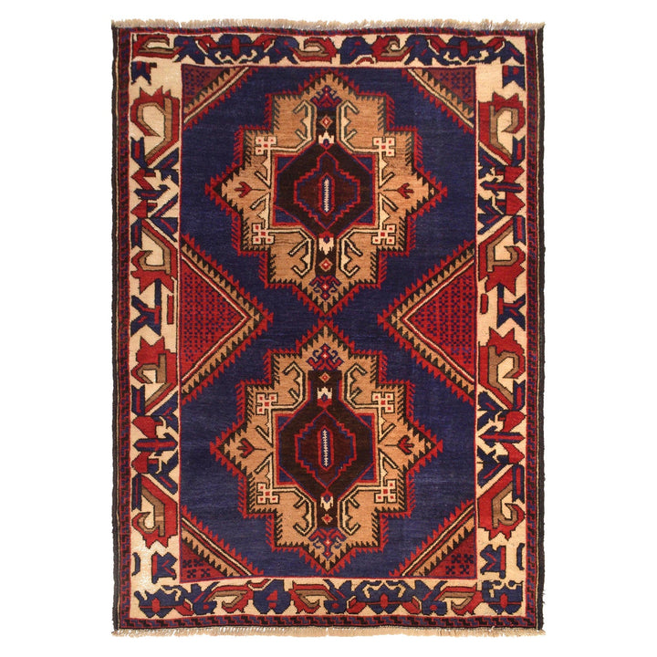 Blue Baluchi Rug  4' 0" x 5' 8" - No. AL47767
