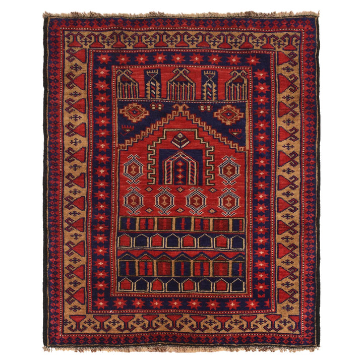 Small Prayer Carpet 2' 11" x 3' 10" - No. AL97779