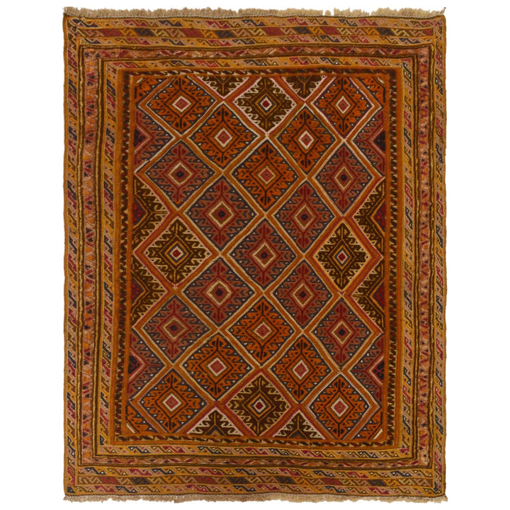 Handmade Nakhunak Kilim Rug 3' 1" x 4' 0" - No. AL18807
