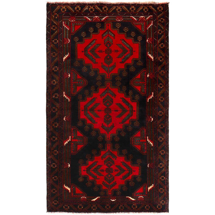 Traditional Baloch Rug 3' 10" x 6' 8" - No. AL48805