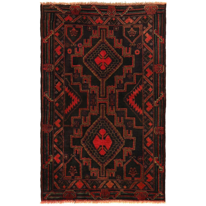 Tribal Baloch Rug  2' 11" x 4' 10" - No. AL36107