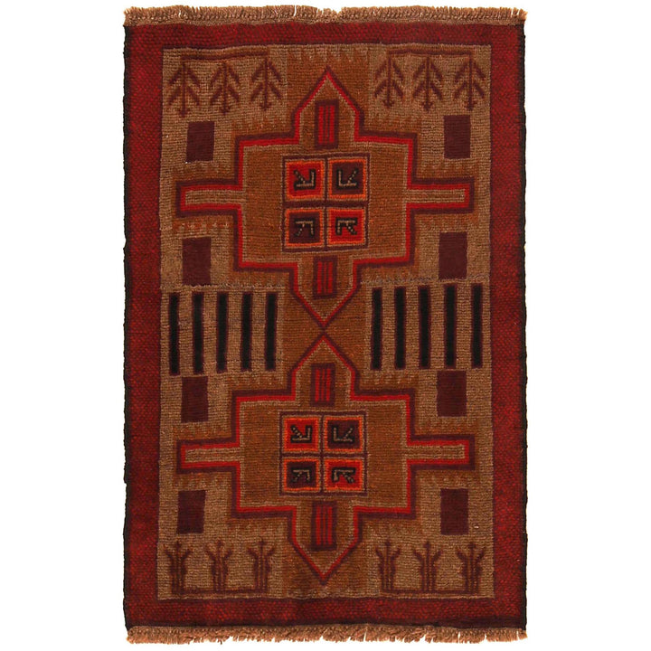 Traditional Baloch Rug 2' 9" x 4' 1" - No. AL39362