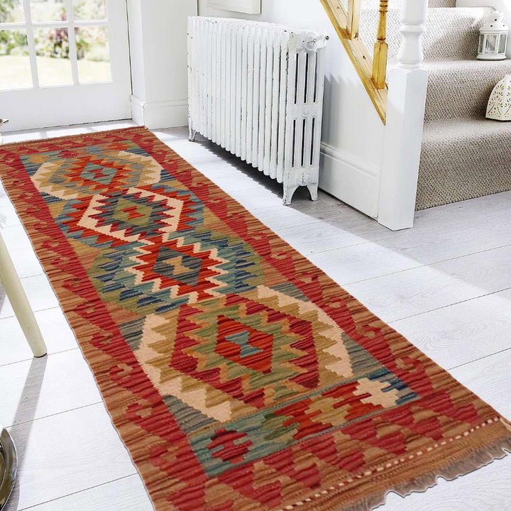 Handmade Vegetable Kilim Runner 1' 8" x 4' 8"  - No. AL99532