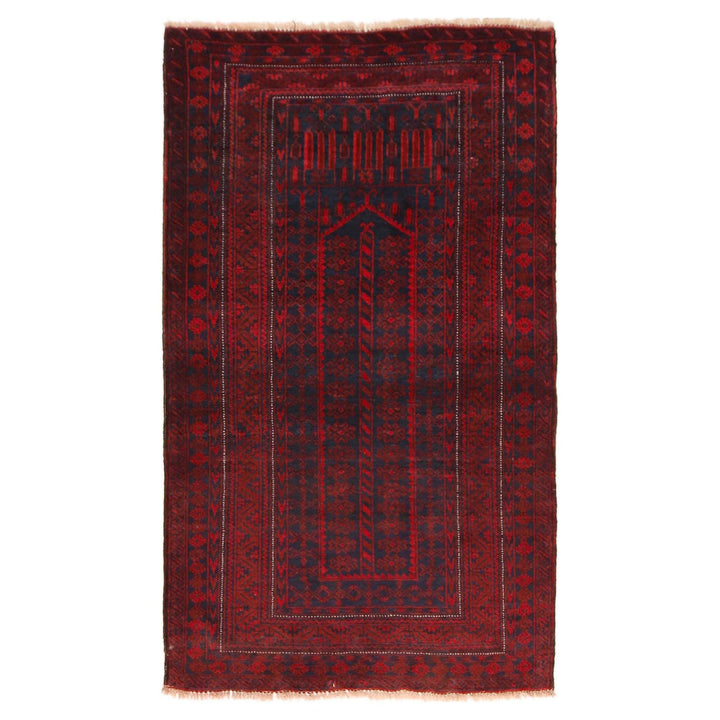 Hand Knotted Prayer Rug 2' 11" x 4' 11" - No. AL78250