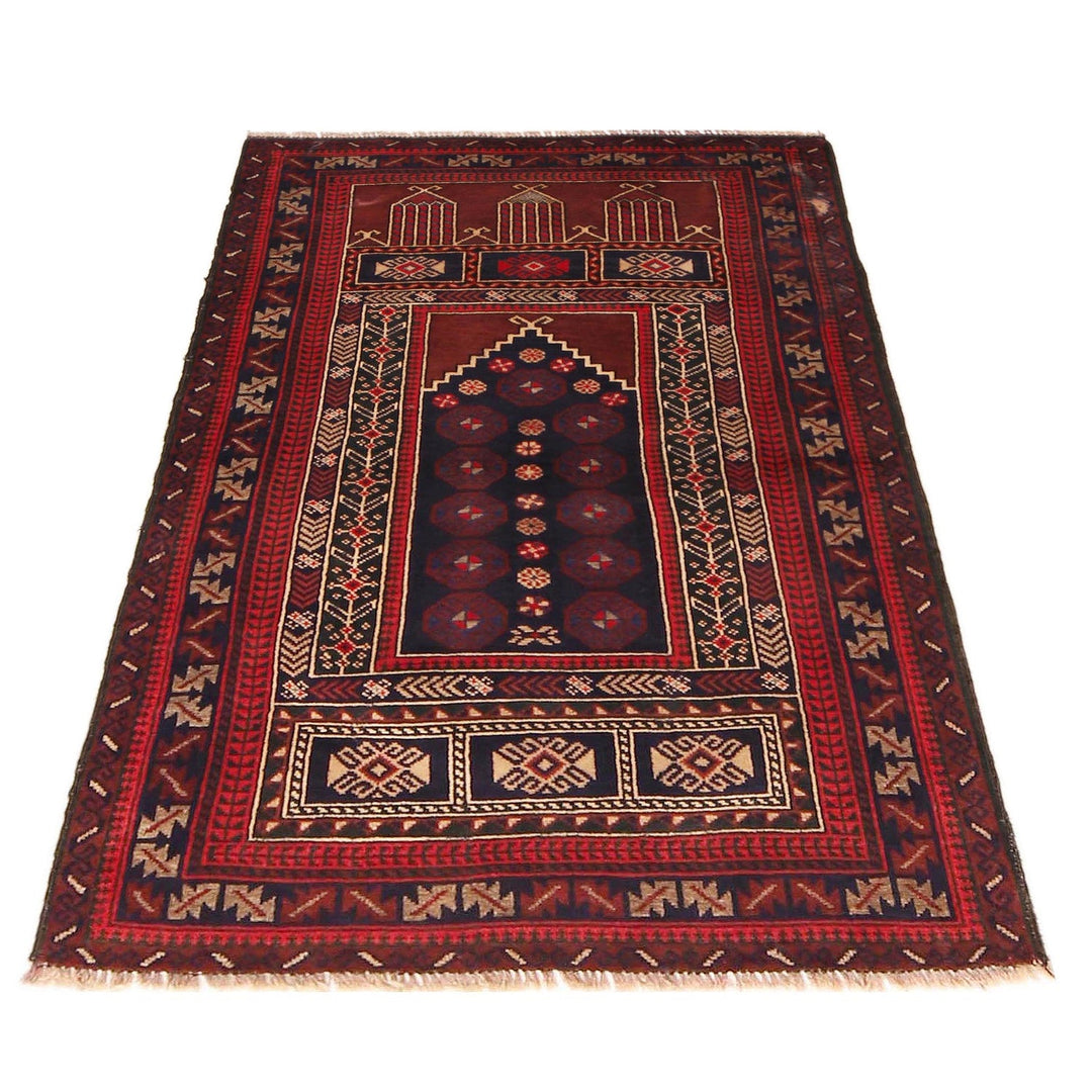 Hand Knotted Prayer Rug 2' 10" x 4' 3" - No. AL78157