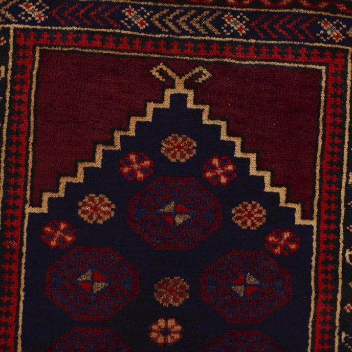 Hand Knotted Prayer Rug 2' 10" x 4' 3" - No. AL78157