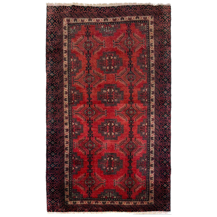 Handmade Balochi Carpet 3' 1" x 5' 3" - No. AL78128