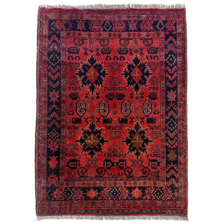 Handmade Khal Mohammadi Area Rug 3' 4" x 4' 6" - No. AL56260