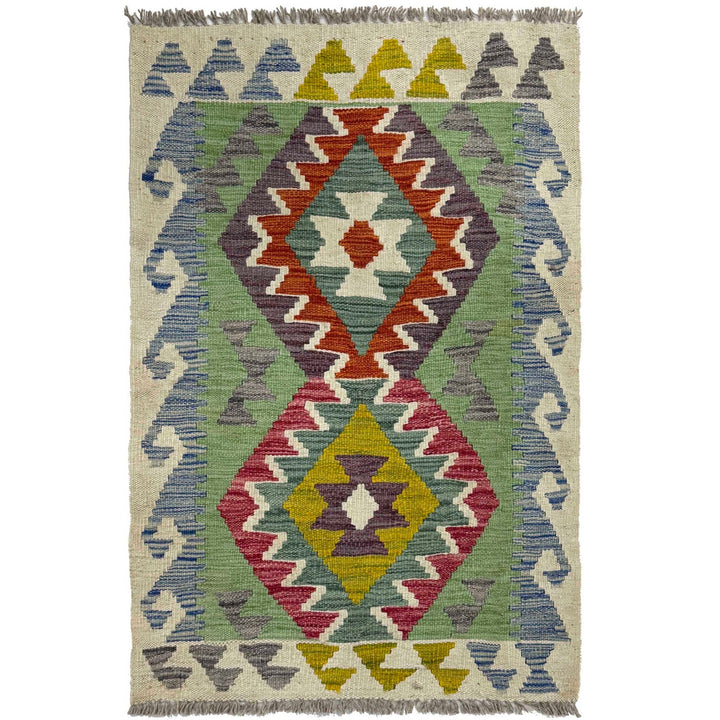 Small Size Chobi Kilim 2' 1" x 3' 5" - No. AL91168
